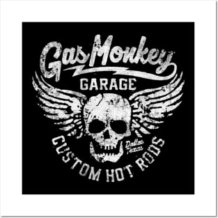 garage gas monkey Posters and Art